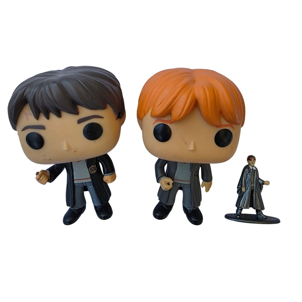 Harry‎ Potter & Ron Weasley Funko Pop Vinyl Figures Set with Bonus Nanofig K3